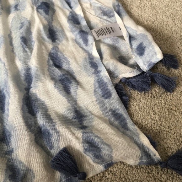 C.A.S.L.O.N Carlson Women's Blue Tie Dye Beach Cover up one‎ Size OSFM New - Picture 6 of 10